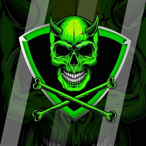 Premium Vector Skull Mascot Logo