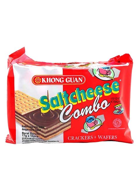 Check spelling or type a new query. Khong Guan Crackers+Wafer Saltcheese Combo Pck 10X17g ...