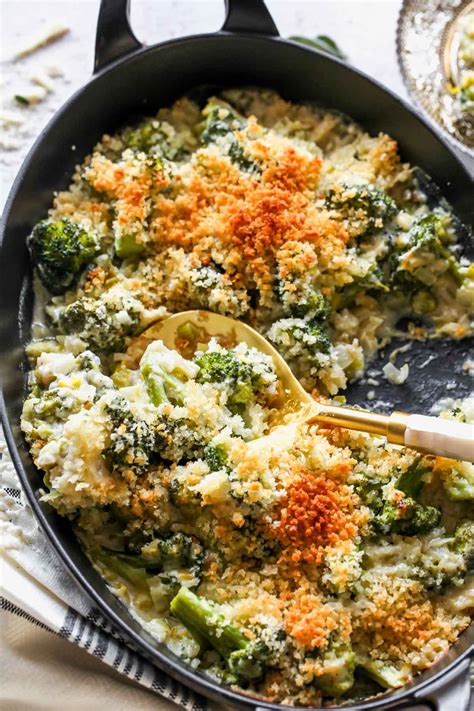 Pour in the cream sauce and mix well. The Best Broccoli Cheese Casserole | Dishing Out Health