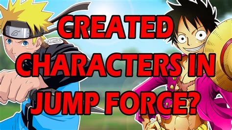 Character Creation In Jump Force Youtube