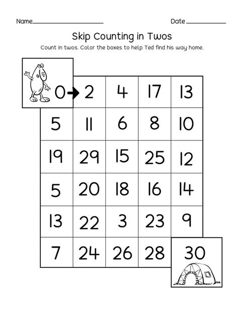 Fun Count By 2s Worksheets 101 Activity