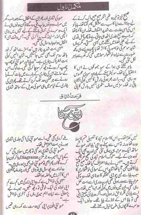 Kitab Dost Aaien E Wafa Novel By Farhat Ishtiaq Online Reading
