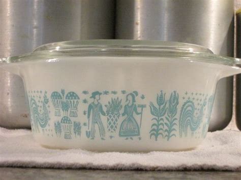 Pyrex 472 Amish Butterprint Casserole With Lid By Thetrendykitchen 14