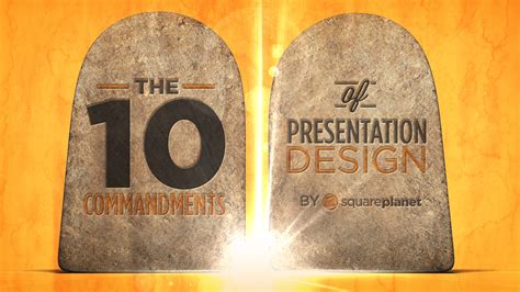 The 10 Commandments Of Presentation Design Squareplanet