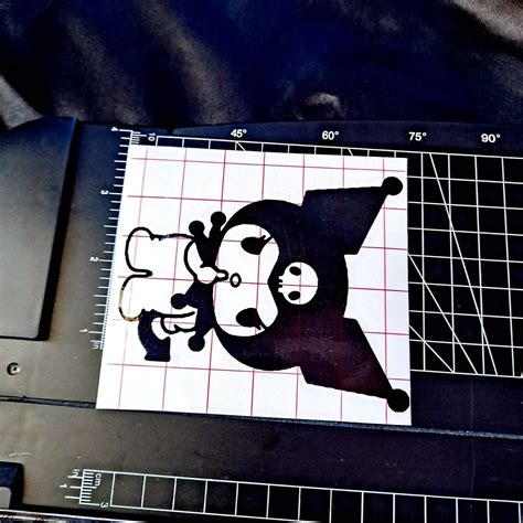 Kuromi Vinyl Decal Hello Kitty Car Decal Kuromi Sticker Etsy