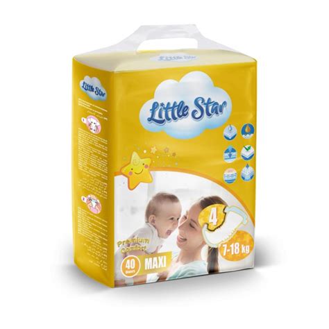 Little Star Baby Diaper Maxi 46 Pcs