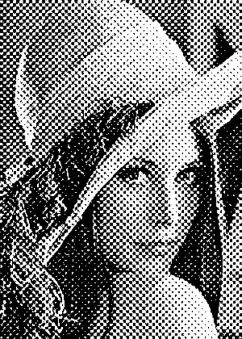 Halftone patterns and dithering techniques. Ordered Dithering