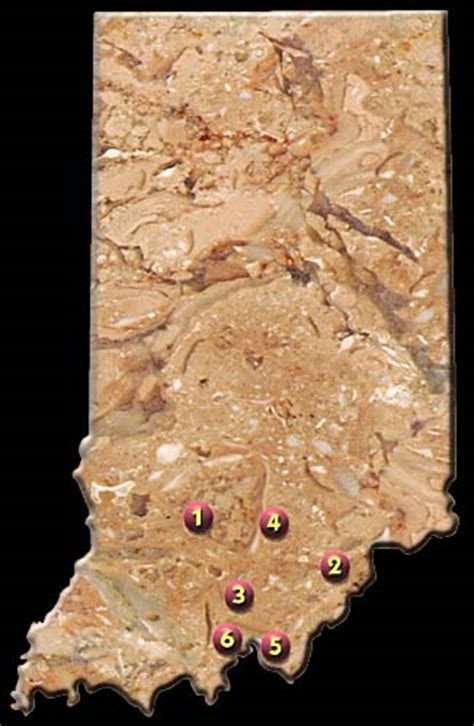 Caves In Indiana Map Map Vector