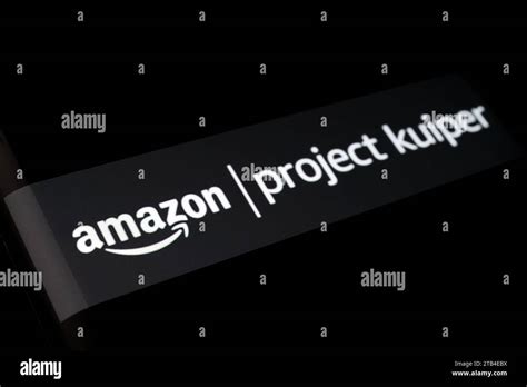 Amazon Project Kuiper Logo Seen On Smartphone Screen Amazons Project