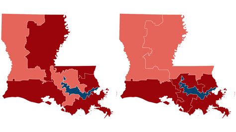 Louisiana Redistricting Congressional Maps By District
