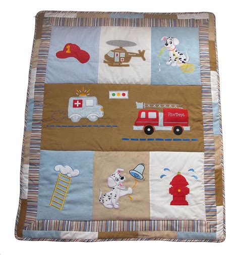 Take a look to see the latest collections that are available as well as a few ideas for making your own crib set. Baby Boutique - Fire Truck - 14 pcs Crib Bedding Set incl ...