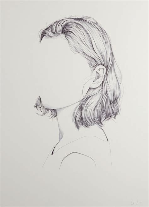 Intriguing Portraits Created Without Faces Art Drawings Portrait
