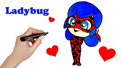 Cómo Dibujar Y Colorear A Ladybug How To Draw Ladybug Dibujos Para