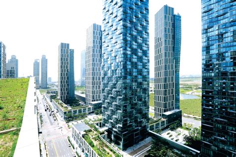 Tower a & tower b. South Korea is building a $40 billion city designed to ...