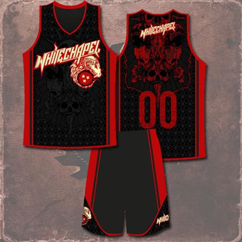 Ram Redblack Basketball Jersey And Short Set Sale Final Print Wc00