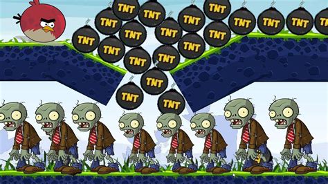 angry birds fry zombies all zombies got burned and blasted by tnt terence youtube