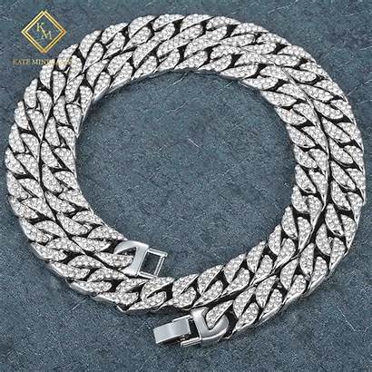 Curb Iced Chain Necklace Hop Hip Paved