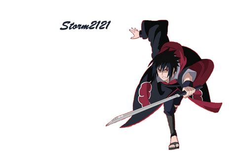 Sasuke Akatsuki Render By Storm2121 On Deviantart