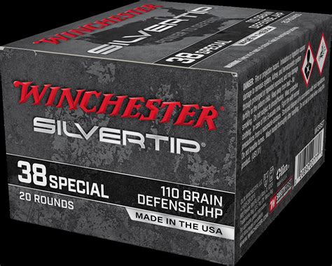 Winchester Super X Handgun 38 Special 110 Grain Silvertip Jacketed Hollow Point Centerfire