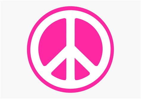Light pink glitter peace sign. Pink Peace Sign Png , Free Transparent Clipart - ClipartKey