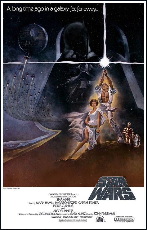 Printable Star Wars Iv A New Hope Ver2 1977 Vintage Poster Etsy