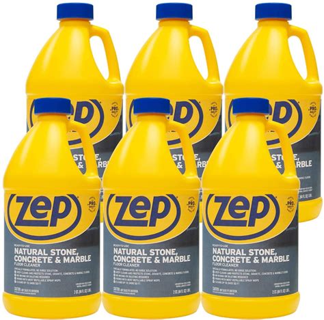 Zep Natural Stone Concrete And Marble Floor Cleaner 64 Oz Zunscm64