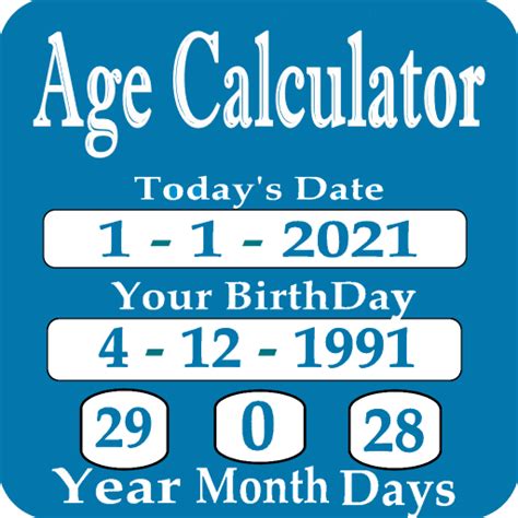 Age Calculator By Date Of Birth Age Finder For Pc Mac Windows 11