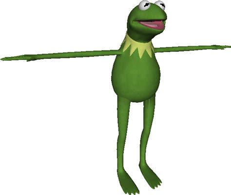 Sad Kermit Png Kermit The Frog T Pose Clipart Full