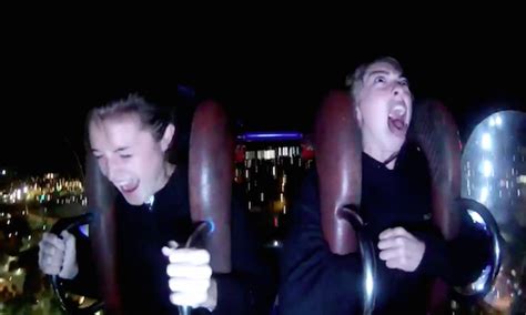 Watch This Womans Screams On A Theme Park Ride Will Haunt Your Soul For Years