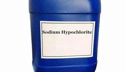 5 Litre Sodium Hypochlorite, Packaging Type: Can at best price in Kolkata