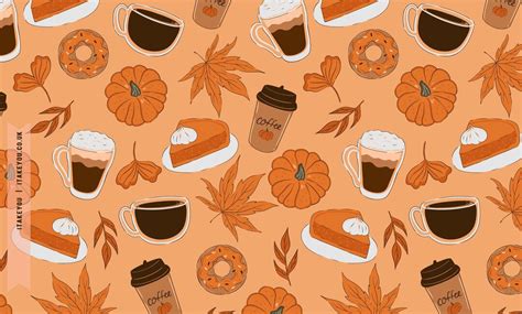 20 Cute Autumn Wallpapers To Brighten Your Devices Coffee Donut