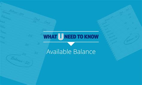 Also called collected balances , good funds , or usable funds. What You Need to Know - Available Balance | RBFCU - Credit ...