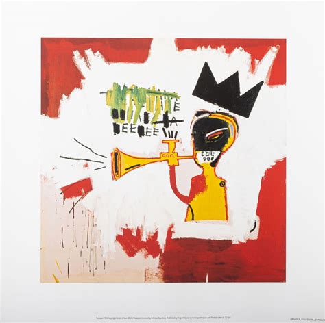Stampa Jean Michel Basquiat Trumpet 1984