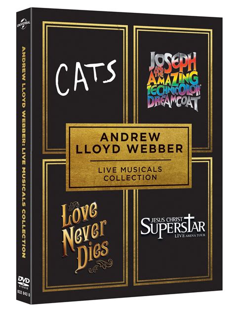 Andrew Lloyd Webber Live Musicals Collection Dvd Box Set Free