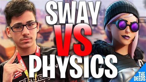 Faze Sway 1 Vs 1 Outcast Physics Creative 1v1 Insane Na Build Fights Youtube