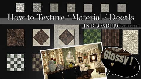 How To Texture Decals In Bloxburg And More Tips And Tricks My XXX Hot