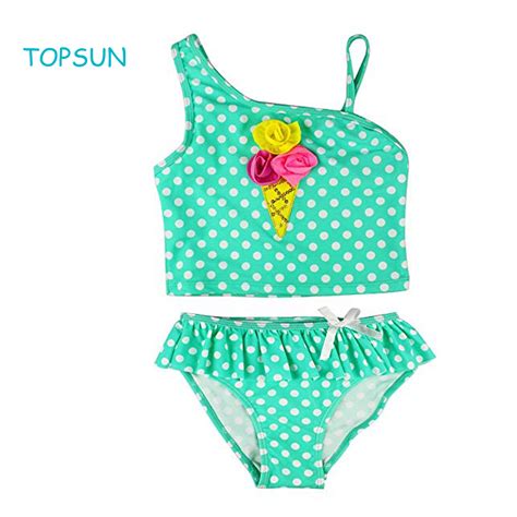 Little Girls′ Summer Clothing Product Two Piece Tankini Kids Swimsuit