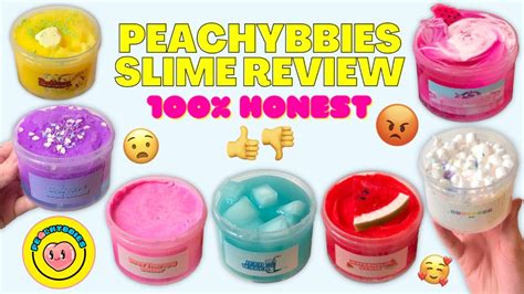 Peachybbies Slime Shop Review 100 Honest Slime Asmr Youtube