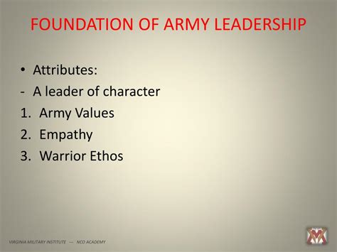 In The Army Leadership Model Leadership Attributes Consist Of Army