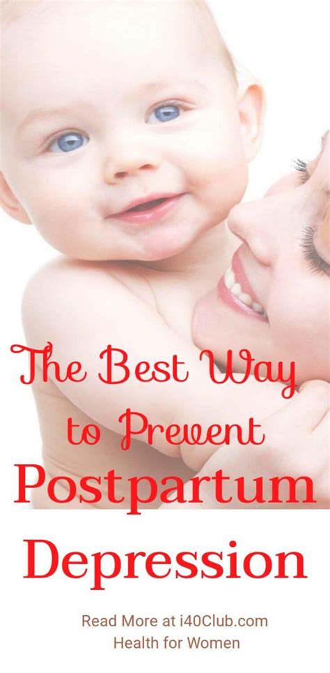 What Can I Do To Prevent Postpartum Depression