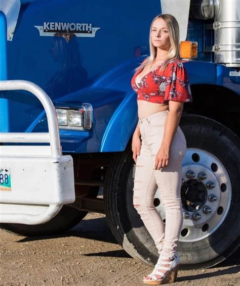 21 amazing pictures of steph hammer down custance the hottest truck driver ever trucks and