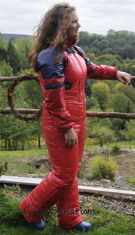 Save your track pants, leggings and other absorbent material pants for underneath your snow pants. Crazy Sensations | Womens snow pants, Puffer jacket women ...