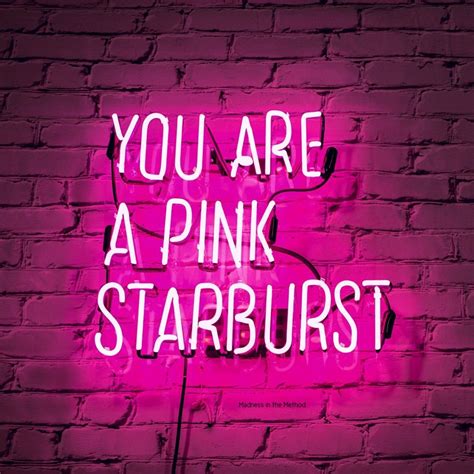 Neon Pink Starburst Neon Neon Signs