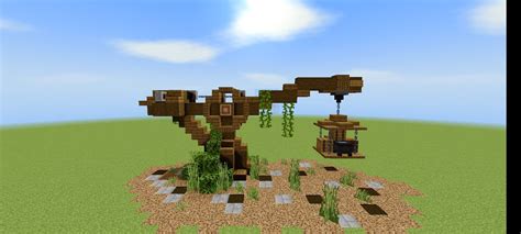 Una Grúa De Decoración Para Tu Mundo De Minecraft A Decoration Crane