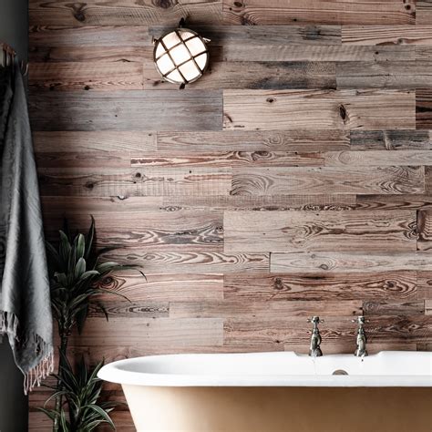 Nature: Reclaimed Pine Wall Cladding - Brown 8mm Reclaimed ...