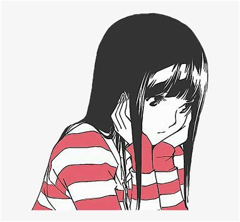 Aesthetic Aesthetictumblr Sad Animefreetoedit Aesthetic Sad Anime Girl Free Transparent Png