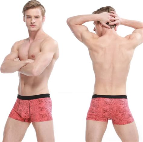 2022 Leopard Print Sexy Couples Underwear For Mens Boxer Briefs Buy
