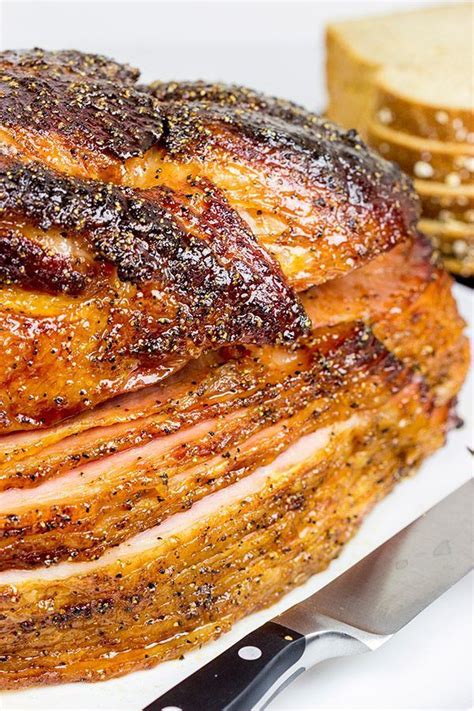 smoked maple glazed ham spiced recipe maple glazed ham ham glaze spiral sliced ham