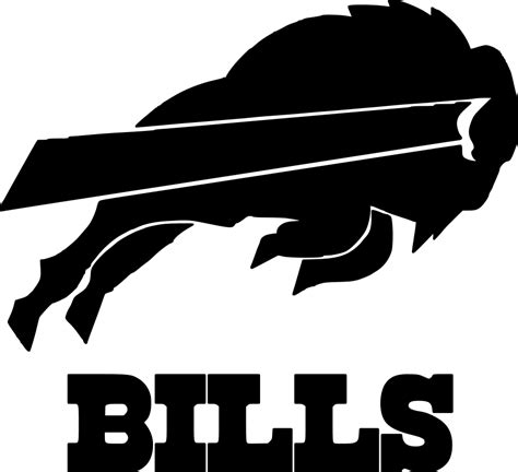 Download Hd Buffalo Bills Logo Black And White Transparent Png Image