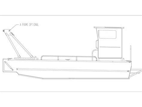 275 X 10 Work Barge 1747 Aluminum Boat Plans And Designs By Specmar